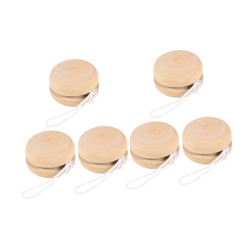 BESPORTBLE 6 Stück DIY Holz Yo yo Bälle Blank zum Bemalen Kinderspielzeug aus Natürlichem Holz Sichere Bastelidee für Party Rustikal und Naturbelassen Vielseitig Einsetzbar BESPORTBLE 6 Stück DIY Holz Yo yo Bälle Blank zum Bemalen Kinderspielzeug aus Natürlichem Holz Sichere Bastelidee für Party Rustikal und Naturbelassen Vielseitig Einsetzbar von BESPORTBLE