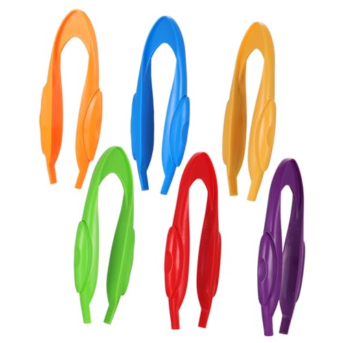 BESPORTBLE 6 Stück Teiliges Buntes Kunststoff pinzettenset für Montessori Lernspielzeug Handmuskeltraining Kindergarten Lehrmittel für Greifübungen Beobachtungsübungen BESPORTBLE 6 Stück Teiliges Buntes Kunststoff pinzettenset für Montessori Lernspielzeug Handmuskeltraining Kindergarten Lehrmittel für Greifübungen Beobachtungsübungen von BESPORTBLE