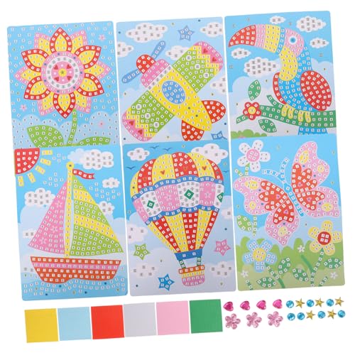 BESPORTBLE 6 Stück Teiliges Cartoon Puzzle Sticker aus Langlebigem Eva Material Pädagogisches Lernspielzeug für Feinmotorischer Fähigkeiten und Kognitiver Entwicklung als Partygeschenk BESPORTBLE 6 Stück Teiliges Cartoon Puzzle Sticker aus Langlebigem Eva Material Pädagogisches Lernspielzeug für Feinmotorischer Fähigkeiten und Kognitiver Entwicklung als Partygeschenk von BESPORTBLE