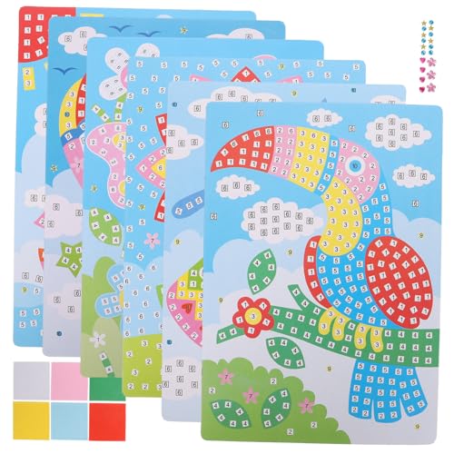 BESPORTBLE 6 Stück Teiliges Eva Puzzle Sticker Cartoon DIY Bastelmaterial Fördert Logisches Denken Hand Auge koordination Kognitive Entwicklung Geeignet für Jahre BESPORTBLE 6 Stück Teiliges Eva Puzzle Sticker Cartoon DIY Bastelmaterial Fördert Logisches Denken Hand Auge koordination Kognitive Entwicklung Geeignet für Jahre von BESPORTBLE