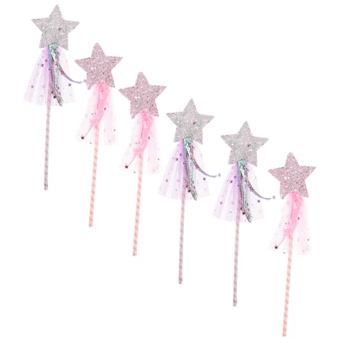 BESPORTBLE 6 Stück Teiliges Glitzer Feenstab Leichte Zauberstäbe in Rosa und Komfortabel für Kleine Hände Langlebig Vielseitig für Kostüm Geburtstag Bühne und Rollenspiel Geeignet BESPORTBLE 6 Stück Teiliges Glitzer Feenstab Leichte Zauberstäbe in Rosa und Komfortabel für Kleine Hände Langlebig Vielseitig für Kostüm Geburtstag Bühne und Rollenspiel Geeignet von BESPORTBLE