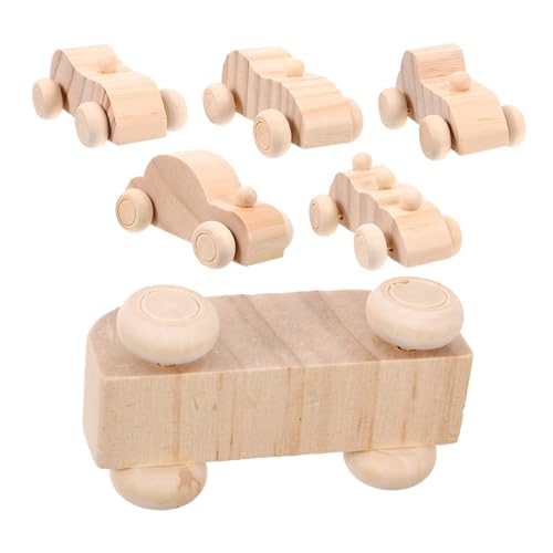 BESPORTBLE 6 Stück Teiliges Holzauto Bastelset für Naturbelassene DIY Mini Autos zum Bemalen Fördert Kreativität und Feinmotorik Geeignet als Holzauto Dekoration und Lernspielzeug BESPORTBLE 6 Stück Teiliges Holzauto Bastelset für Naturbelassene DIY Mini Autos zum Bemalen Fördert Kreativität und Feinmotorik Geeignet als Holzauto Dekoration und Lernspielzeug von BESPORTBLE