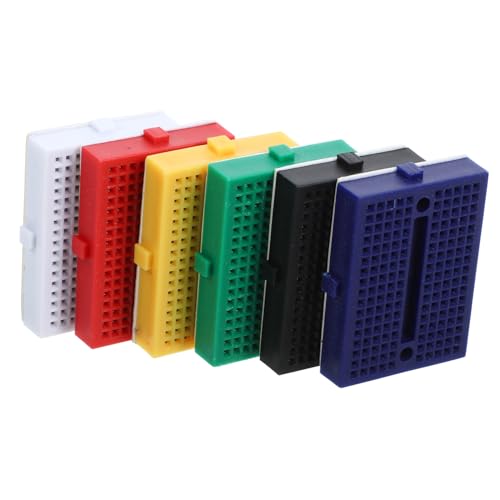 BESPORTBLE 6 Stück Teiliges Mini Steckbrett Farbig Breadboards für Wissenschaftliche Experimente Lötfreie Steckplatinen mit Stabiler Pin Halterung Langlebig und Modular für Kleine BESPORTBLE 6 Stück Teiliges Mini Steckbrett Farbig Breadboards für Wissenschaftliche Experimente Lötfreie Steckplatinen mit Stabiler Pin Halterung Langlebig und Modular für Kleine von BESPORTBLE