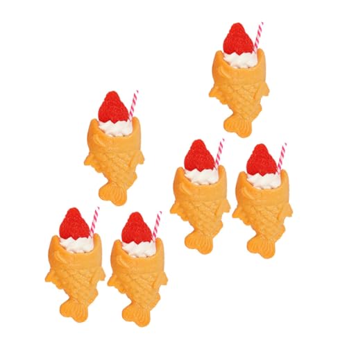 BESPORTBLE 6 Stück Teiliges Realistische Japanische Food Modelle aus Langlebigem Lebensechte Simulation von Taiyaki Snack Deko Detailreiche Essensanhänger für DIY und Szenengestaltung BESPORTBLE 6 Stück Teiliges Realistische Japanische Food Modelle aus Langlebigem Lebensechte Simulation von Taiyaki Snack Deko Detailreiche Essensanhänger für DIY und Szenengestaltung von BESPORTBLE