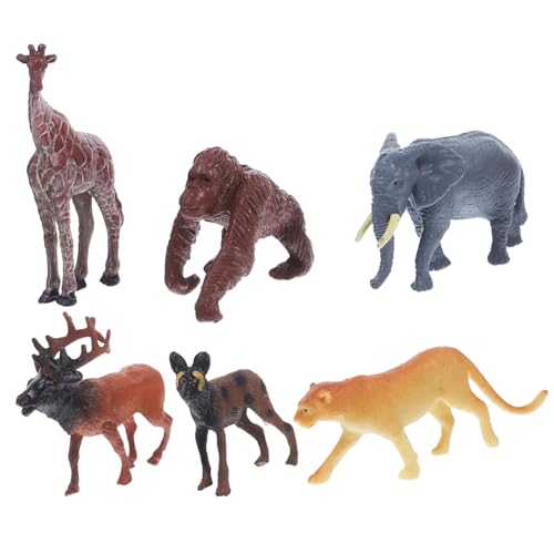 BESPORTBLE 6 Stück Teiliges Wildtier Modell Realistische Tierfiguren in Sitzender Haltung Detailreiche Miniatur Deko für Kinderzimmer Schreibtisch und Pädagogisches Lernspielzeug BESPORTBLE 6 Stück Teiliges Wildtier Modell Realistische Tierfiguren in Sitzender Haltung Detailreiche Miniatur Deko für Kinderzimmer Schreibtisch und Pädagogisches Lernspielzeug von BESPORTBLE