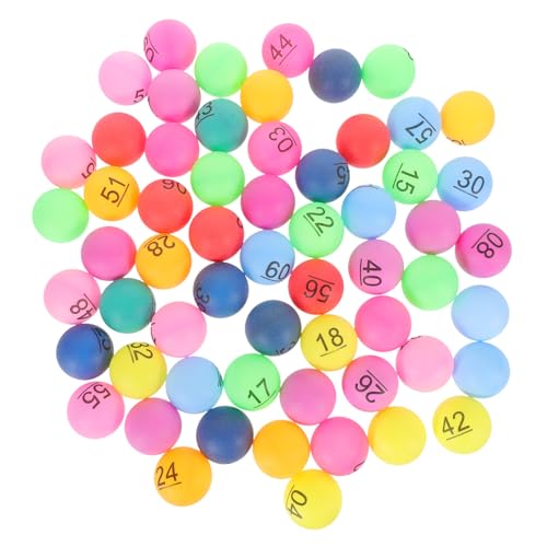 BESPORTBLE 60 Stück Teiliges Nummerierte Kunststoff Bälle für Bingo und Spiele Nahtlos Bedruckt Geeignet für Elektronische Bingomaschinen Partys Fundraiser und Firmenveranstaltungen BESPORTBLE 60 Stück Teiliges Nummerierte Kunststoff Bälle für Bingo und Spiele Nahtlos Bedruckt Geeignet für Elektronische Bingomaschinen Partys Fundraiser und Firmenveranstaltungen von BESPORTBLE