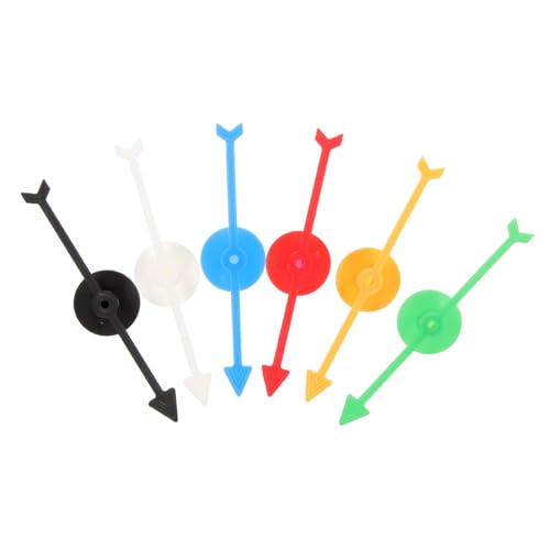 BESPORTBLE 6 Stücke Bunte Kunststoff Spielpfeile für Brettspiele Selbstgemacht Zubehör Rotierendes Lotterierad Spielzeug für Kinder Partyspiel Requisiten BESPORTBLE 6 Stücke Bunte Kunststoff Spielpfeile für Brettspiele Selbstgemacht Zubehör Rotierendes Lotterierad Spielzeug für Kinder Partyspiel Requisiten von BESPORTBLE