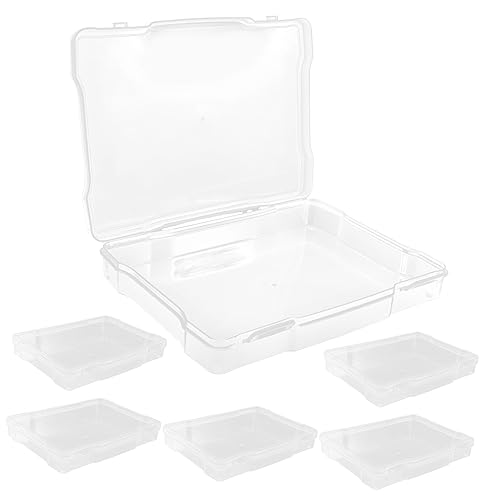 BESPORTBLE 6pcs Transparente Karten Aufbewahrungsboxen Plastikfoto Aufbewahrungsboxen Löschen Plastikkoffer von BESPORTBLE