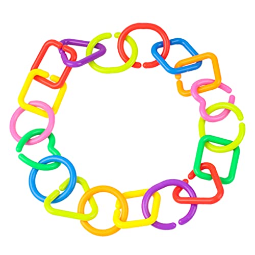 BESPORTBLE 75 Stück Teiliges Kettenspielzeug aus Freiem Material Bunte Geometrische Greifringe für Kleinkinder Vielseitig als Kinderwagen und Hochstuhlspielzeug Fördert Sensorische BESPORTBLE 75 Stück Teiliges Kettenspielzeug aus Freiem Material Bunte Geometrische Greifringe für Kleinkinder Vielseitig als Kinderwagen und Hochstuhlspielzeug Fördert Sensorische von BESPORTBLE