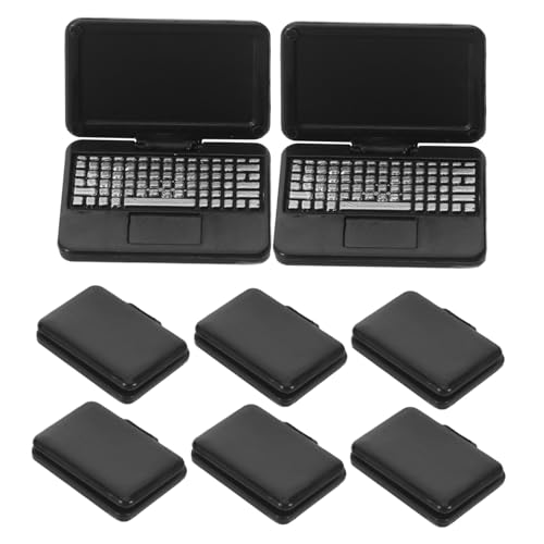 BESPORTBLE 8 Stück Faltbare Puppenhaus-laptops Realistische Kleine Computer-spielzeuge Interaktive Mini-Accessoires für Kreatives Rollenspiel und Frühe Bildung BESPORTBLE 8 Stück Faltbare Puppenhaus-laptops Realistische Kleine Computer-spielzeuge Interaktive Mini-Accessoires für Kreatives Rollenspiel und Frühe Bildung von BESPORTBLE