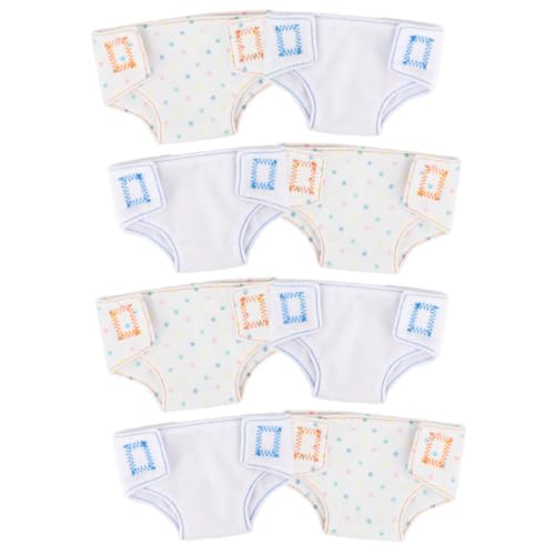 BESPORTBLE 8 Stück Teiliges Puppenunterwäsche aus Waschbarem Niedliche Panties für Puppen Hautfreundlich und Wiederverwendbar Puppenkleidung für Kleine Mädchen zum Ankleiden BESPORTBLE 8 Stück Teiliges Puppenunterwäsche aus Waschbarem Niedliche Panties für Puppen Hautfreundlich und Wiederverwendbar Puppenkleidung für Kleine Mädchen zum Ankleiden von BESPORTBLE