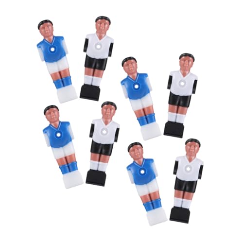 BESPORTBLE 8St Tischfußballpuppe Spielkonsole Fußball Puppenteile Ersatz Fußball Tischfußball Figuren Tischfußball Spieler Ersatzteile für Tischfußball Zubehör für Tischfußballspieler Harz von BESPORTBLE