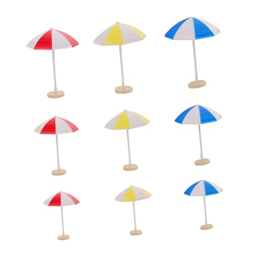 BESPORTBLE 9 Stück Mikro-landschaftsverzierung Fairy Garden Requisiten Puppenhauszubehör Mini-Sonnenschirm Miniatur-strandartikel Kunststoff -Parasol -Miniatur Mini-strandspielzeug PVC BESPORTBLE 9 Stück Mikro-landschaftsverzierung Fairy Garden Requisiten Puppenhauszubehör Mini-Sonnenschirm Miniatur-strandartikel Kunststoff -Parasol -Miniatur Mini-strandspielzeug PVC von BESPORTBLE