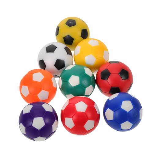 BESPORTBLE 9 Stück Tischfußball Zubehör Mini Fußball Tischfußball Ersatzbälle Mini Tischkicker Fußballspiel Tischbälle Tischspielbälle Tischfußball Zubehör Tischfußball Bälle Aus von BESPORTBLE