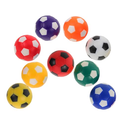 BESPORTBLE 9st Kicker Zubehör Tischfußball Kleine Schwarze Und Weiße Fußbälle Mini-fußball Fußball-spielball Kickertisch Ersatzbälle Tischspiel Fußbälle Kickerbälle Ersetzen Plastik von BESPORTBLE