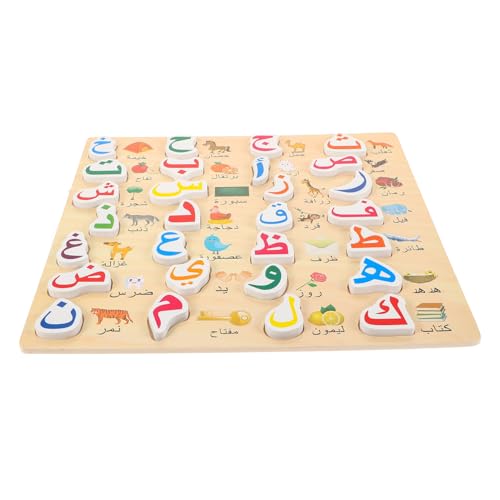 BESPORTBLE Arabisches Alphabet Holzpuzzle Kindgerecht Handgriff Vorschulspielzeug Frühförderung Lernspielzeug für Kleine Jungen Mädchen Pädagogisches Alphabetspiel BESPORTBLE Arabisches Alphabet Holzpuzzle Kindgerecht Handgriff Vorschulspielzeug Frühförderung Lernspielzeug für Kleine Jungen Mädchen Pädagogisches Alphabetspiel von BESPORTBLE