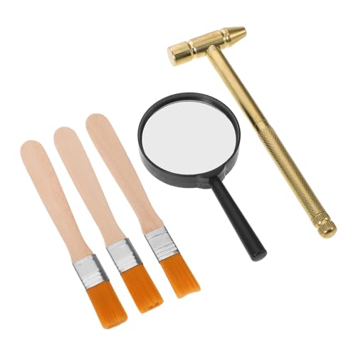 BESPORTBLE Archäologie Ausgrabungsset mit Hammer Meißel Pinsel Lupe Robustes Stem für Jungen Mädchen Lernset für Schatzsuche und Entdeckungsspielzeug BESPORTBLE Archäologie Ausgrabungsset mit Hammer Meißel Pinsel Lupe Robustes Stem für Jungen Mädchen Lernset für Schatzsuche und Entdeckungsspielzeug von BESPORTBLE