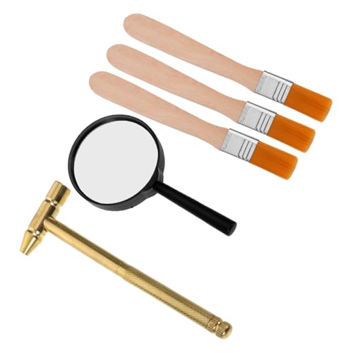 BESPORTBLE Archäologie Grabungsset für Metallhammer Pinsel Meißel Vergrößerungsglas Archäologisches Ausgrabungswerkzeug Stem Wissenschaftsspielzeug für Entdeckungsfreude und Motorische BESPORTBLE Archäologie Grabungsset für Metallhammer Pinsel Meißel Vergrößerungsglas Archäologisches Ausgrabungswerkzeug Stem Wissenschaftsspielzeug für Entdeckungsfreude und Motorische von BESPORTBLE