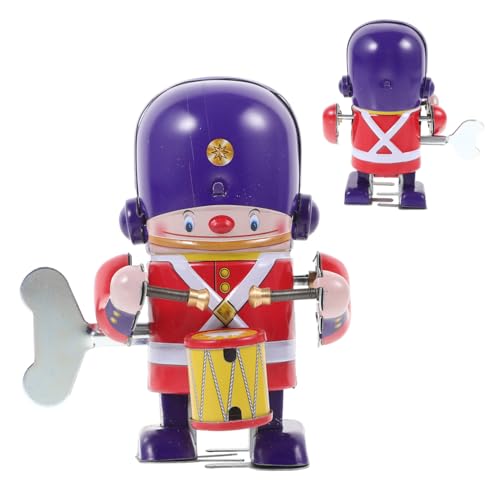 BESPORTBLE Aufziehbarer Retro Blechroboter Schlagzeuger aus Verschleißfestem Metall Dekoratives Uhrwerkspielzeug für Sammler Lustiges Mechanisches mit Sicherem Design BESPORTBLE Aufziehbarer Retro Blechroboter Schlagzeuger aus Verschleißfestem Metall Dekoratives Uhrwerkspielzeug für Sammler Lustiges Mechanisches mit Sicherem Design von BESPORTBLE