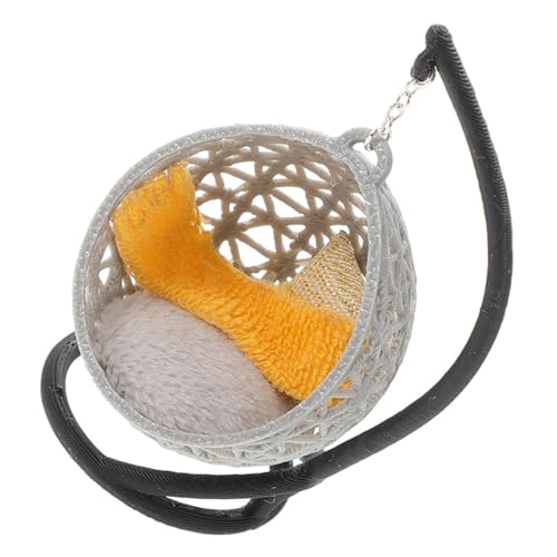 BESPORTBLE Beweglicher DIY Hängesessel Kleine Filigrane Möbel für Schreibtisch Vitrine und Miniatur Wohnraumdekoration BESPORTBLE Beweglicher DIY Hängesessel Kleine Filigrane Möbel für Schreibtisch Vitrine und Miniatur Wohnraumdekoration von BESPORTBLE