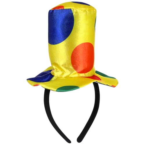 BESPORTBLE Clown-Hut-Stirnband: Karnevals-Clown-Kostüm Clown-Stirnband Lustige Performance-Kopfschmuck-Requisiten von BESPORTBLE