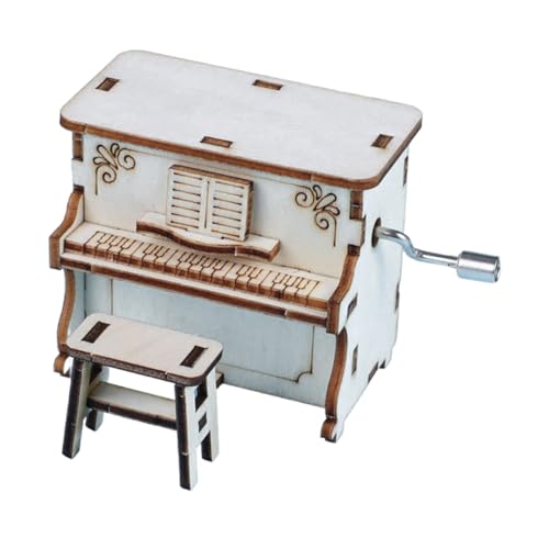 BESPORTBLE DIY Handkurbel Klavier Spieluhr Holzmodell Musikalisches Lernspielzeug Kreatives Bauspielzeug für Jungen Mädchen Bildungsset BESPORTBLE DIY Handkurbel Klavier Spieluhr Holzmodell Musikalisches Lernspielzeug Kreatives Bauspielzeug für Jungen Mädchen Bildungsset von BESPORTBLE