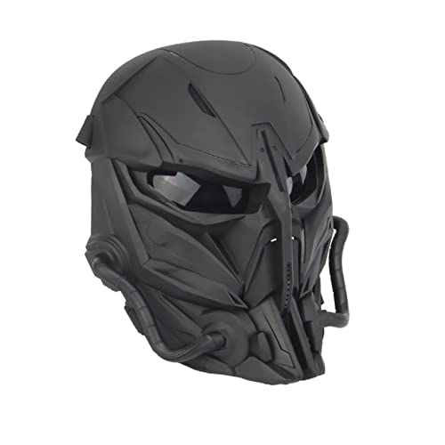 BESPORTBLE Dekorative Vollgesicht Maske Für Science Fiction Kostüme Taktische Gesichtsmaske Für Outdoor Spiele Und Cosplay Halloween Festival Zubehör von BESPORTBLE