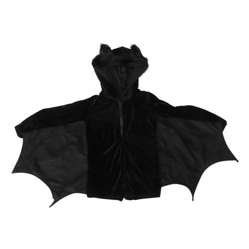 BESPORTBLE Fledermaus Kostüm Für Halloween Dress Up Outfit Mit Maske Und Zubehör Cosplay Kleid Set Für Mädchen S Geeignet Für Körpergröße von BESPORTBLE