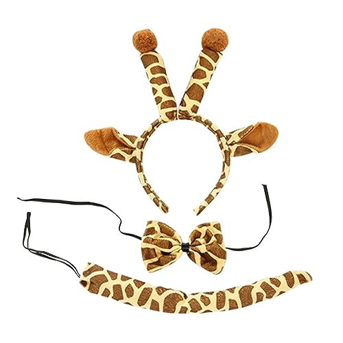 BESPORTBLE Giraffen Kostüm Teilig mit Stirnband und Fliege Strapazierfähiges Tierkostüm für Kindergarten Halloween Cosplay und Karneval Niedliches Verkleidungszubehör für Jungen und Mädchen BESPORTBLE Giraffen Kostüm Teilig mit Stirnband und Fliege Strapazierfähiges Tierkostüm für Kindergarten Halloween Cosplay und Karneval Niedliches Verkleidungszubehör für Jungen und Mädchen von BESPORTBLE