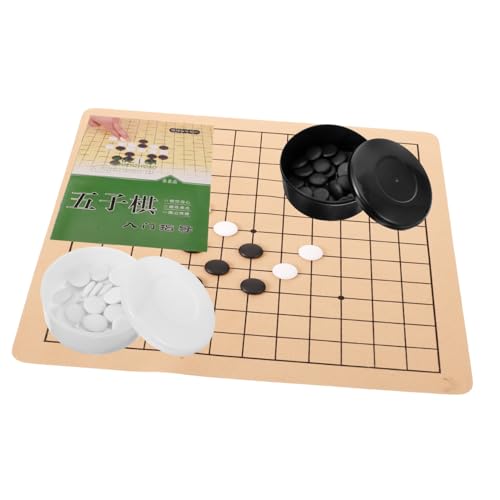 BESPORTBLE Go Schach aus Holz für Erwachsene Tragbares Go Brettspiel mit Robusten Schwarzen und Weißen Leichtes Langlebiges Design für Indoor und Outdoor und Trainingsspiel BESPORTBLE Go Schach aus Holz für Erwachsene Tragbares Go Brettspiel mit Robusten Schwarzen und Weißen Leichtes Langlebiges Design für Indoor und Outdoor und Trainingsspiel von BESPORTBLE