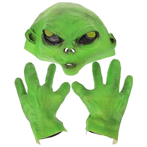 BESPORTBLE Gruselige Alien Mit Handschuhen Halloween Alien Für Cosplay Und Partys Perfekte Kostüm Requisite Für Unheimliche Auftritte von BESPORTBLE