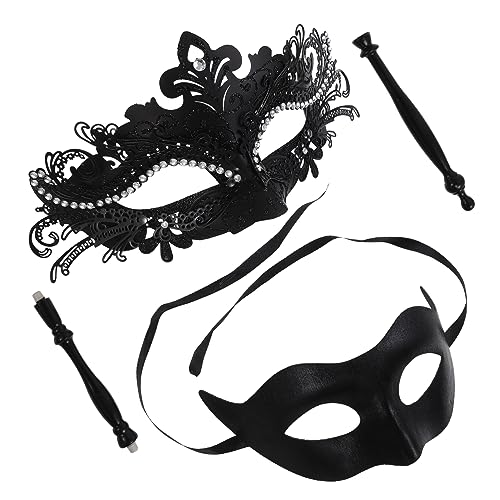 BESPORTBLE Halbe Gesicht Maske Karnevalsmaske Requisite Für Cosplay Und Maskerade Leichte Damen Und Herren Maske Funken Für Fasching von BESPORTBLE