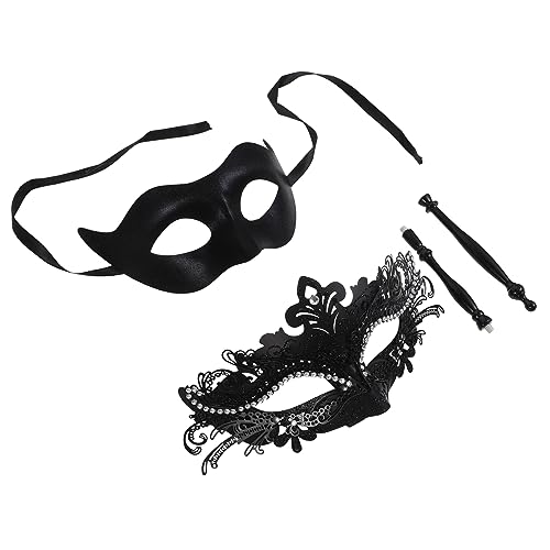 BESPORTBLE Halbe Gesichtsmaske Strass Leichte Karnevalsmaske Für Erwachsene Für Halloween Und Maskerade Handgefertigte Cosplay Maske von BESPORTBLE