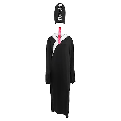 BESPORTBLE Halloween Cosplay Kostüm Für Frauen Schwarz Unvollkommenheit Outfit Für Geister Und Gespenster Gruselige Halloween Kostümrequisiten von BESPORTBLE