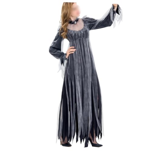 BESPORTBLE Halloween Damen Kostüm Teufelsbraut Zombie Kleid Für Cosplay Maskerade Xl Empfohlenes Gewicht Für Karneval Und Halloween Veranstaltungen von BESPORTBLE