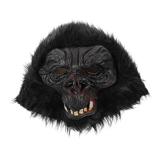 BESPORTBLE Halloween Gorilla Kopfmaske Tierkopf Vollkopf Halloween Party Masquerade Cosplay Maske für Erwachsene Leicht und Bequem für Karneval Kostümfest BESPORTBLE Halloween Gorilla Kopfmaske Tierkopf Vollkopf Halloween Party Masquerade Cosplay Maske für Erwachsene Leicht und Bequem für Karneval Kostümfest von BESPORTBLE