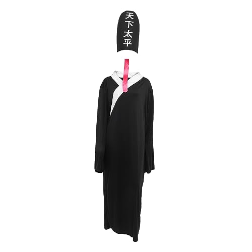 BESPORTBLE Halloween Kostüm Für Männer Schwarz Geisterkostüm Impermanence Ghost Outfit Für Cosplay Und Bühnenaufführungen Für Erwachsene von BESPORTBLE