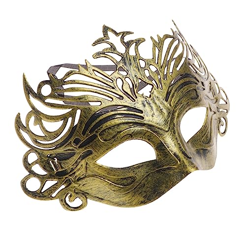 BESPORTBLE Halloween Masken Für Partys Antike Kunststoffmaske Mit Goldenem Kronen Design Perfekte Maske Für Maskerade Bälle Fasching Und Karneval Halbmaskierte Dekoration Für Festliche von BESPORTBLE