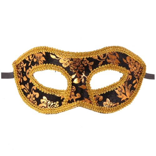 BESPORTBLE Herren Karnevals Augenmaske Schwarze Maskerade Maske Aus Spitze Für Halloween Fasching Und Kostümparty Elegante Herrenmaske Für Besondere Anlässe von BESPORTBLE