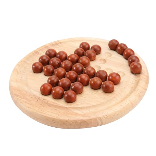 BESPORTBLE Holz Brettspiel Einzelschach Peg Bewegen Kognitive Fähigkeiten Spielzeug Erwachsene Klassisch Lernspielzeug Intelligenz Fördern BESPORTBLE Holz Brettspiel Einzelschach Peg Bewegen Kognitive Fähigkeiten Spielzeug Erwachsene Klassisch Lernspielzeug Intelligenz Fördern von BESPORTBLE