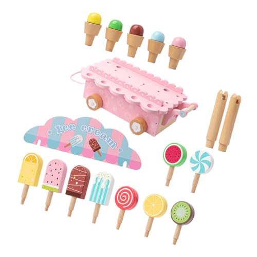 BESPORTBLE Holz Eiswagen Spielset für Kleinkinder Interaktives Rollenspiel Robustes Holzmaterial Fördert Familienbindung und Kognitive Entwicklung Geeignet für Jungen und Mädchen BESPORTBLE Holz Eiswagen Spielset für Kleinkinder Interaktives Rollenspiel Robustes Holzmaterial Fördert Familienbindung und Kognitive Entwicklung Geeignet für Jungen und Mädchen von BESPORTBLE