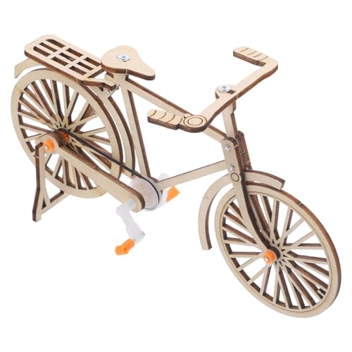 BESPORTBLE Holz Fahrrad Modell DIY Mechanisches Lernspielzeug Vintage Miniatur Fahrrad mit Riemenantrieb Wissenschaftliches Experiment zum Selbst Zusammenbauen Kreative Bastelidee für Schule BESPORTBLE Holz Fahrrad Modell DIY Mechanisches Lernspielzeug Vintage Miniatur Fahrrad mit Riemenantrieb Wissenschaftliches Experiment zum Selbst Zusammenbauen Kreative Bastelidee für Schule von BESPORTBLE