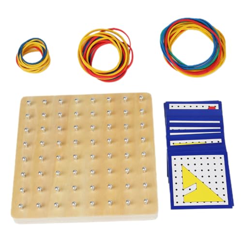 BESPORTBLE Holz Geoboard Lernspielzeug Geometrische Formen Nagelbrett Kreatives Montessori Für Vorschule Feinmotorik Pädagogisches Mathe BESPORTBLE Holz Geoboard Lernspielzeug Geometrische Formen Nagelbrett Kreatives Montessori Für Vorschule Feinmotorik Pädagogisches Mathe von BESPORTBLE