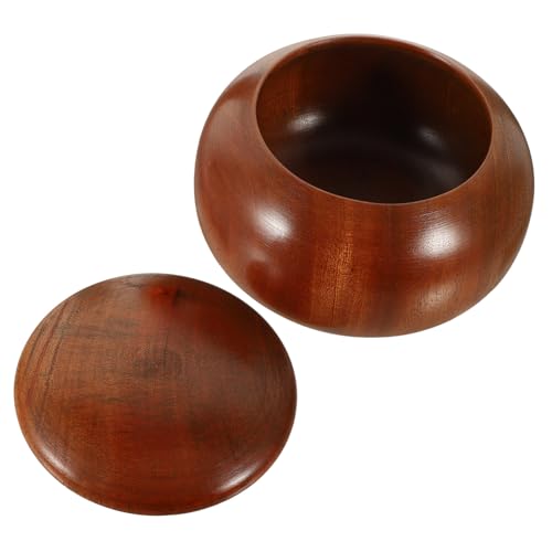 BESPORTBLE Holz Go Schachstein Aufbewahrungsdose Natürliche Weiqi Steine Box Dickwandiger Dekorativer Spielstein Behälter für Go und Schachspiel Zubehör BESPORTBLE Holz Go Schachstein Aufbewahrungsdose Natürliche Weiqi Steine Box Dickwandiger Dekorativer Spielstein Behälter für Go und Schachspiel Zubehör von BESPORTBLE