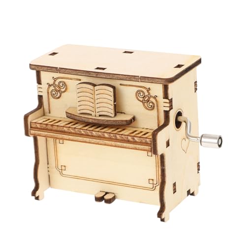 BESPORTBLE Holz Klavier Puzzle Musikspieluhr DIY Pädagogisches Holzspielzeug Kreatives Modellbau für Stabiles Modell Dekoration BESPORTBLE Holz Klavier Puzzle Musikspieluhr DIY Pädagogisches Holzspielzeug Kreatives Modellbau für Stabiles Modell Dekoration von BESPORTBLE