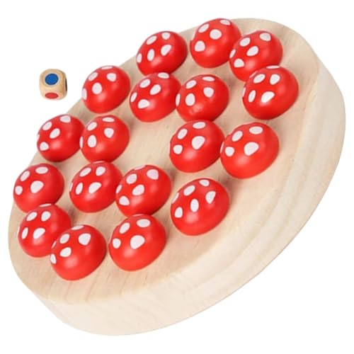 BESPORTBLE Holz Memory Schachspiel Pädagogisches Gedächtnistrainingsspielzeug mit Bunten Pilzfiguren Langlebiges Lernspiel für Ab Jahren Fördert Denkvermögen und Farberkennung BESPORTBLE Holz Memory Schachspiel Pädagogisches Gedächtnistrainingsspielzeug mit Bunten Pilzfiguren Langlebiges Lernspiel für Ab Jahren Fördert Denkvermögen und Farberkennung von BESPORTBLE