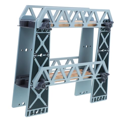 BESPORTBLE Holzbrücke für Holzeisenbahn Abnehmbare Doppelte Robuste Holzschienen zubehör Kompatibel mit Thomas Zugset Kreative für Kleinkinder BESPORTBLE Holzbrücke für Holzeisenbahn Abnehmbare Doppelte Robuste Holzschienen zubehör Kompatibel mit Thomas Zugset Kreative für Kleinkinder von BESPORTBLE