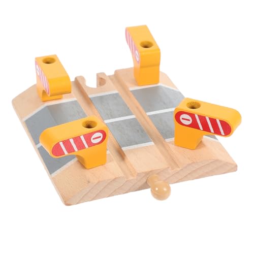 BESPORTBLE Holzeisenbahn Zubehör DIY Bahnübergang Railing Absperrung Modell aus Holz für Glatte Oberfläche Fördert Feinmotorik und Kreativität für Eisenbahn Spielsets BESPORTBLE Holzeisenbahn Zubehör DIY Bahnübergang Railing Absperrung Modell aus Holz für Glatte Oberfläche Fördert Feinmotorik und Kreativität für Eisenbahn Spielsets von BESPORTBLE