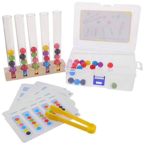 BESPORTBLE Holzperlen Spielset mit Klemme Bunter Motorik Lernspielzeug für Montessori Pädagogisch Farbige Perlen Feinmotorisches Training Kleinkinder Spaßspielzeug Eltern Junge Mädchen BESPORTBLE Holzperlen Spielset mit Klemme Bunter Motorik Lernspielzeug für Montessori Pädagogisch Farbige Perlen Feinmotorisches Training Kleinkinder Spaßspielzeug Eltern Junge Mädchen von BESPORTBLE