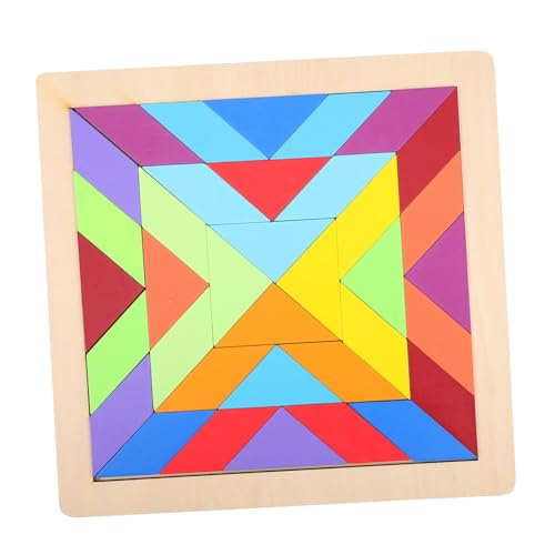 BESPORTBLE Holzpuzzle Bunte Geometrische Bausteine Lernspielzeug Frühe Bildung Glatte Oberfläche Rundliche Ecken Sicher Interaktives Denkspiel für Vorschulkinder Kreative BESPORTBLE Holzpuzzle Bunte Geometrische Bausteine Lernspielzeug Frühe Bildung Glatte Oberfläche Rundliche Ecken Sicher Interaktives Denkspiel für Vorschulkinder Kreative von BESPORTBLE